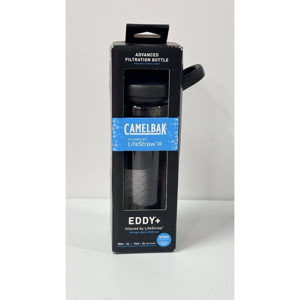 New Camelbak Life Straw EDDY+ Advance Filtration Bottle 20oz